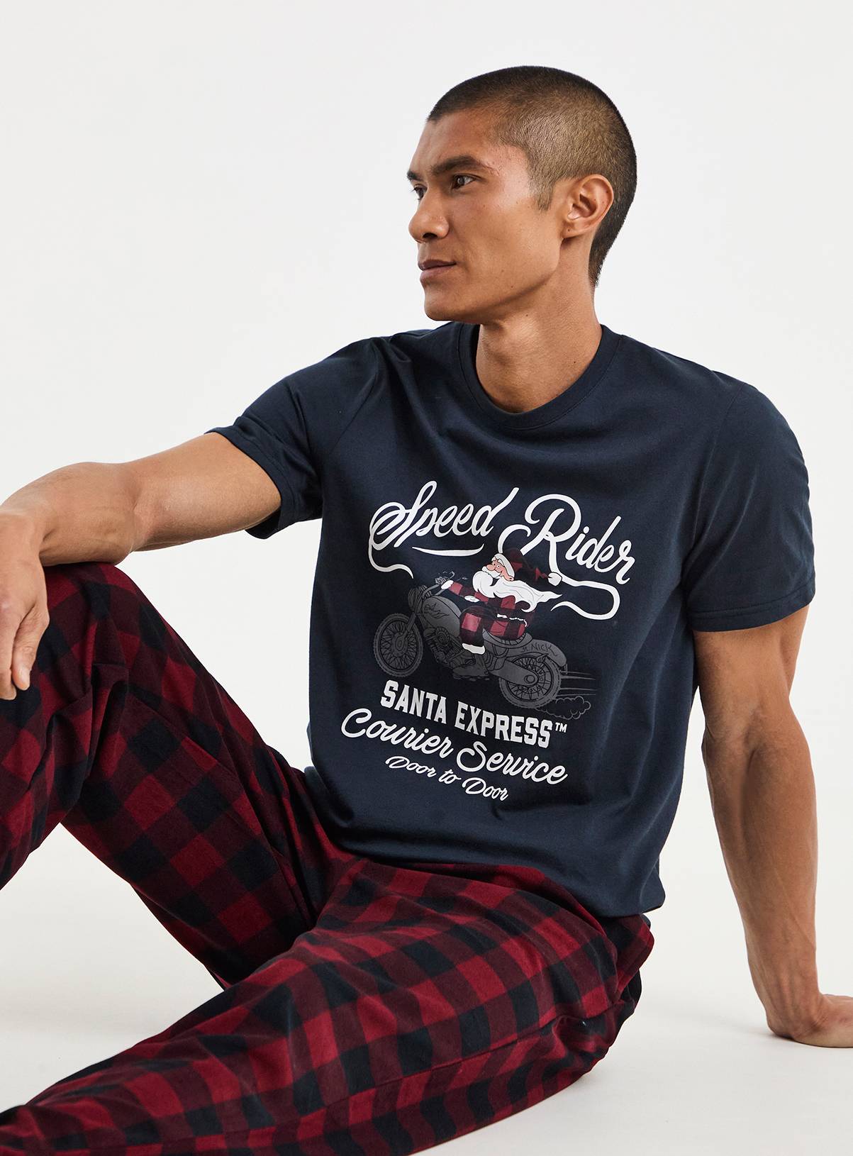 JACAMO Speed Rider Christmas Pyjama Set 2XL - Image 3